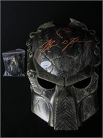 BRIAN A PRINCE SIGNED PREDATOR MASK JSA COA