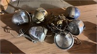 Lot of Vintage Bicycle Headlights