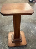 WOODEN PLANT STAND-APPROX. 20" TALL