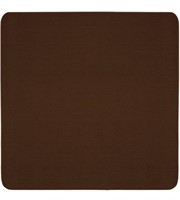 Chocolate brown indoor rug 4x4’ slightly used