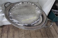 SILVERPLATED TRAYS