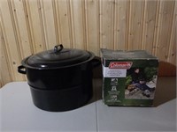 Coleman Heater & 3/4 Quarter Cup Canner Pot