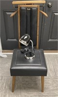 Valet Chair and Modern Lamp