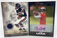 (2) Chicago Bears Rookie Auto / Jersey Card
Sold