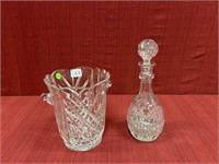 2 PCs. Crystal: Ice Bucket, 9 in.H