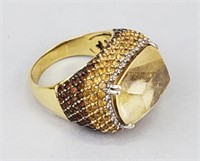 Gold & Citrine Ring.