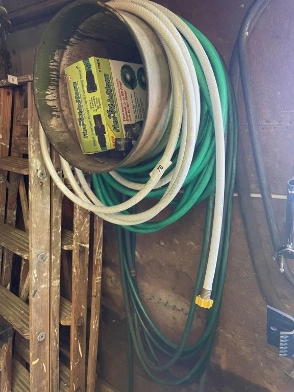 GARDEN HOSE ON WALL