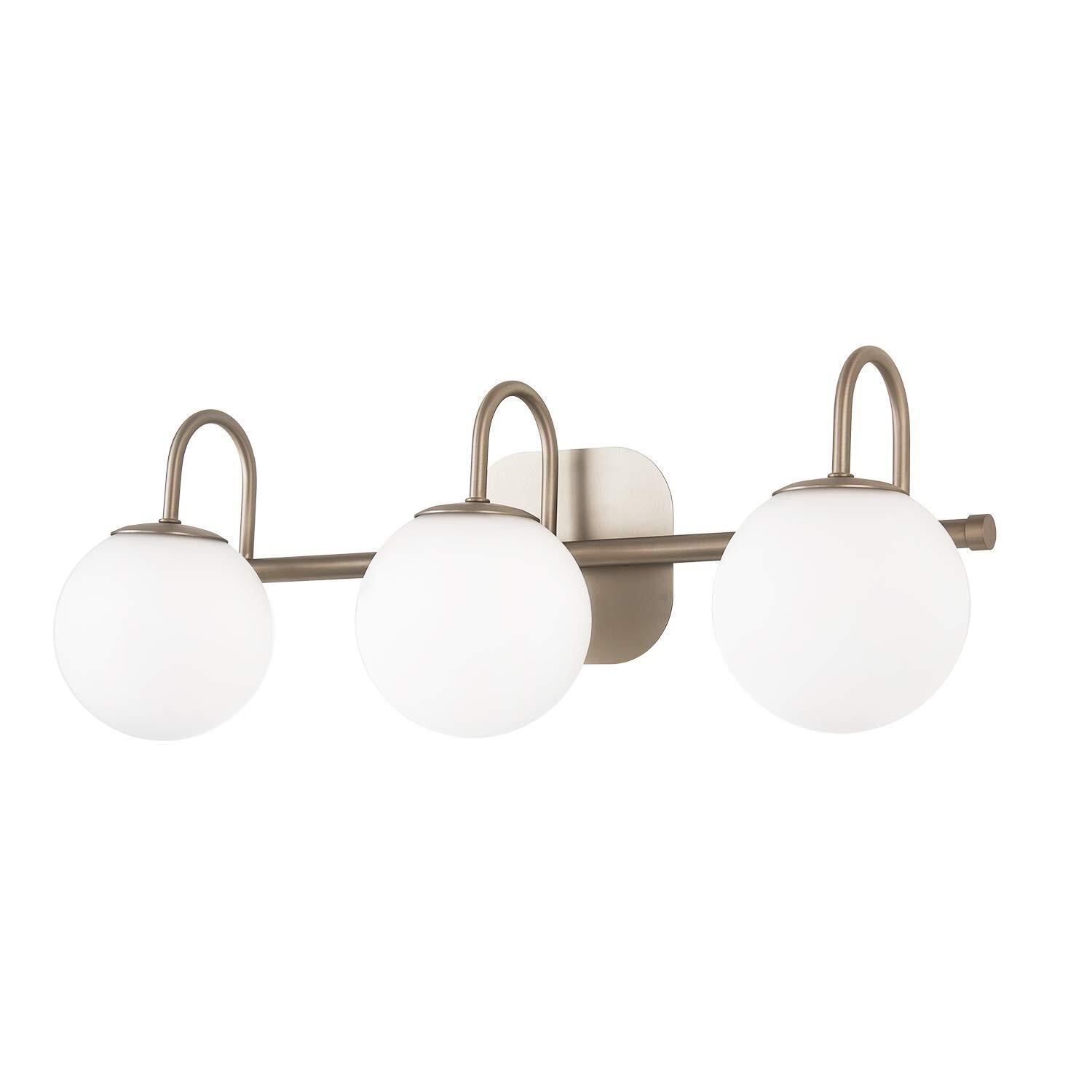 ZHUOER Brushed Nickel Bathroom Vanity Light Fixtur