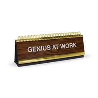 Genuine Fred Daily Desk Plaque Desktop Flip Book,