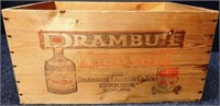Drambuie Liqueur / Liquor Wooden Crate