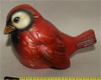 Vtg Goebel Porcelain CV74 Red Bird Sparrow Figure