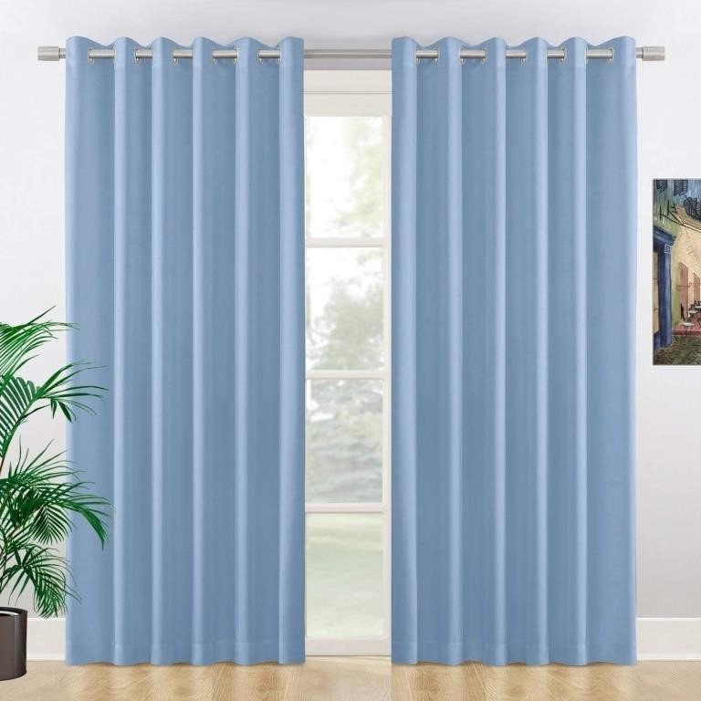 Thermal Insulated Blackout Curtains 2 Panels X 84"