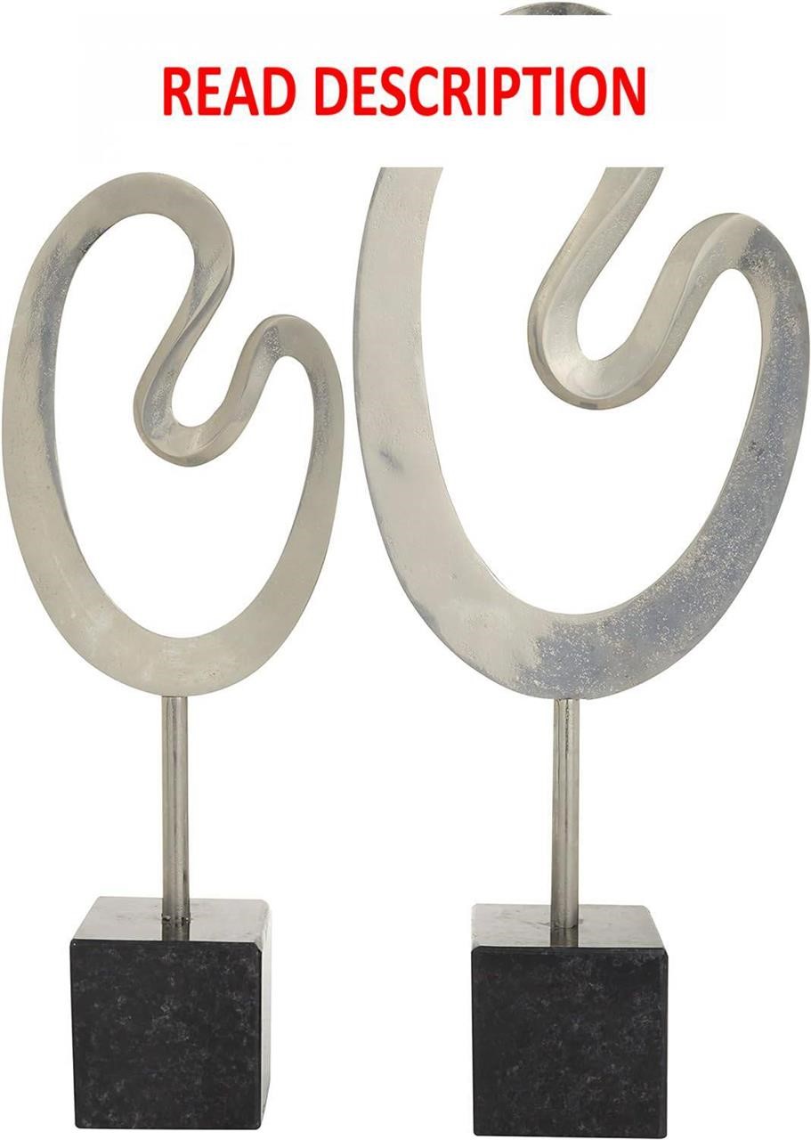 CosmoLiving Marble Sculptures  Set of 2