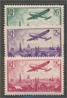 FRANCE #C8, #C10 & #C11 MINT VF NH