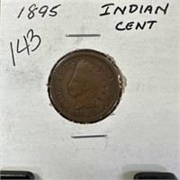 1895 INDIAN HEAD PENNY CENT