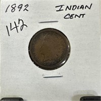 1892 INDIAN HEAD PENNY CENT