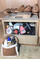 Shoe Shining Kit with Wooden Stretchers