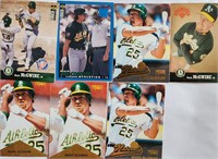 Lot of 7 1990’s Mark McGwire baseball cards!
