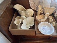 2 Boxes of Assorted Pottery, Including 2-Piece's
