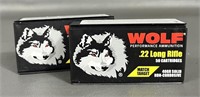 Two Wolf Match .22 Cal 40Gr LR Ammo (100Rds)