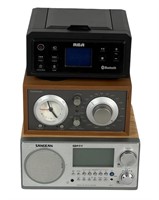 Sangean, Tivoli & RCA Clock Radios/ Music Systems