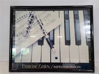 Framed Francine Zaslow/ Inspiration on ivory print