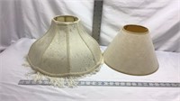 D1) TWO LAMP SHADES