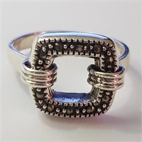 $220 Silver Marcasite Ring
