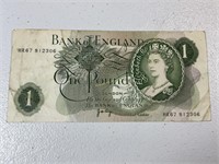 Currency from England