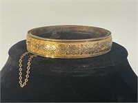 12K Gold Filled Bangle Bracelet