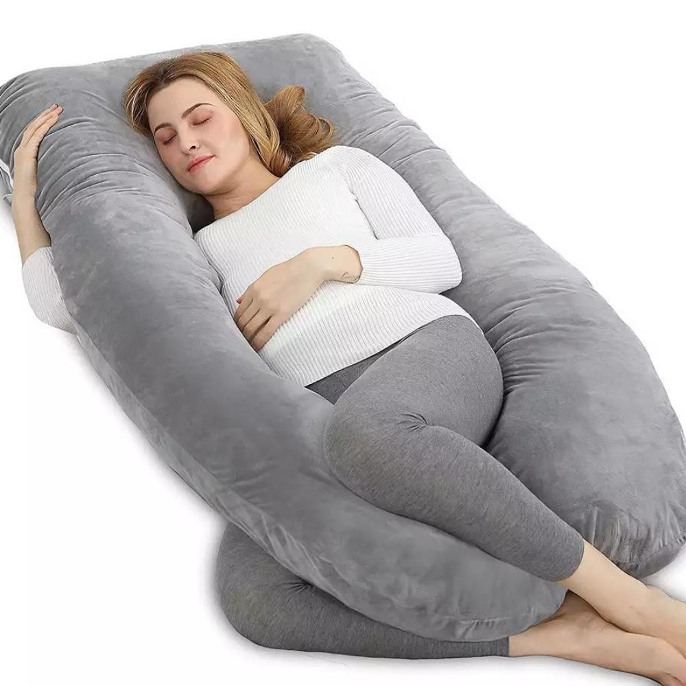 NEW $90 (55.1") Velvet Pregnancy Pillow