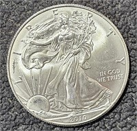 2010 .999 1oz Silver Eagle $1 Dollar Coin