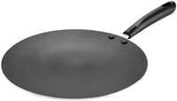 Eris Concave Griddle Tava, 10.25-Inch, Black
