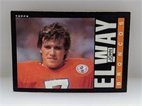 1985 Topps John Elway Denver Broncos HOF