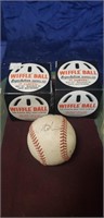 (1) Baseball & (2) Wiffle Balls