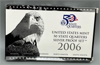 2006 US Mint 50 State Quarters Silver Proof Set