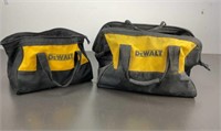 Pair of Dewalt Tool Bags and Contents