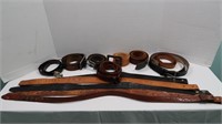 Leather Belt Lot - Longest 44"
