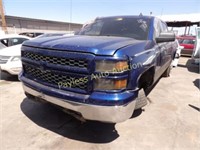 2014 Chevrolet Silverado 3GCUKREC1EG481334 Blue