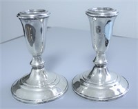 STERLING SILVER CANDLE STICKS