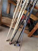 2 Sets of Cross Country Skis with Poles
