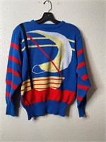Vintage Knit Sweater Blue
