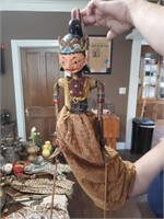 Antique Indonesian Carved Puppet