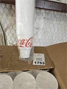 Box of 300 Coca-Cola 32oz Foam Cups