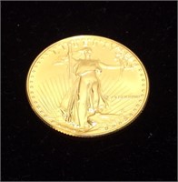 1/2 OUNCE $25 GOLD AMERICAN LIBERTY COIN