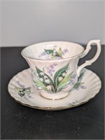 2 Pc. Vintage Royal Albert Cup & Saucer Cheverell