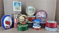 Vintage Christmas Tin Collection
