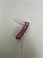 New Confederate flag design pocket knife with