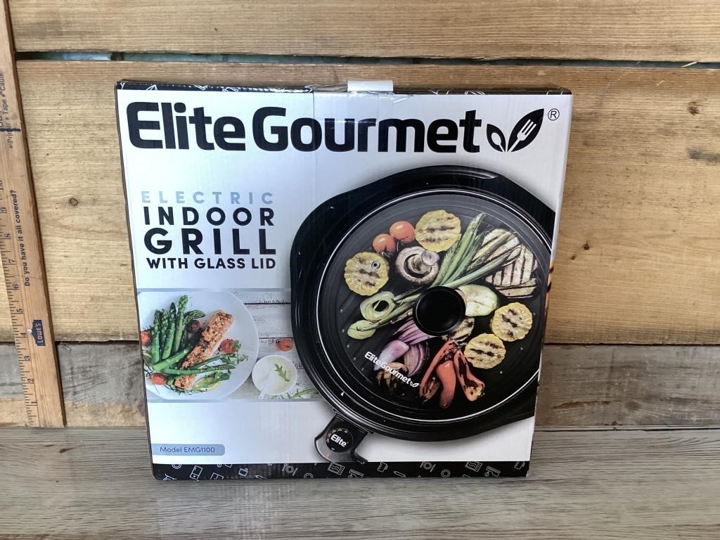 Elite gourmet electric indoor grill