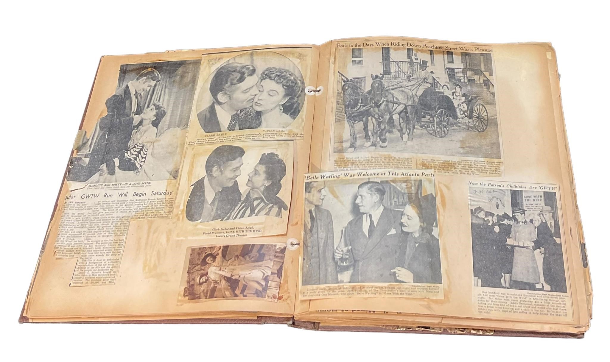 Vintage Gone With the Wind Scrapbook
